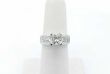 1.65cttw Princess Cut Diamond Ring In 14k White Gold 5.5g Size 5.5 Eb1026lwxzsa