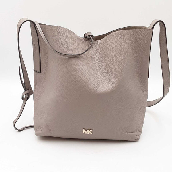 Michael Kors Junie Gray Pebbled Leather Hobo Bag Sd0525wzdu