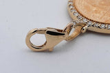 2023 Liberty 5 Dollar 1/10 Oz Fine Gold Coin Pendant With Diamond Bezel 6.2 Grams Eb0626irxsa