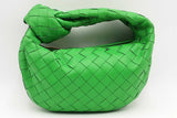 Bottega Veneta Jodie Parakeet Green Intrecciato Leather Handbag Eb0626cxzsa