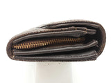 Michael Kors Jet Set Brown Monogram Coated Canvas Flap Wallet Do0826rde