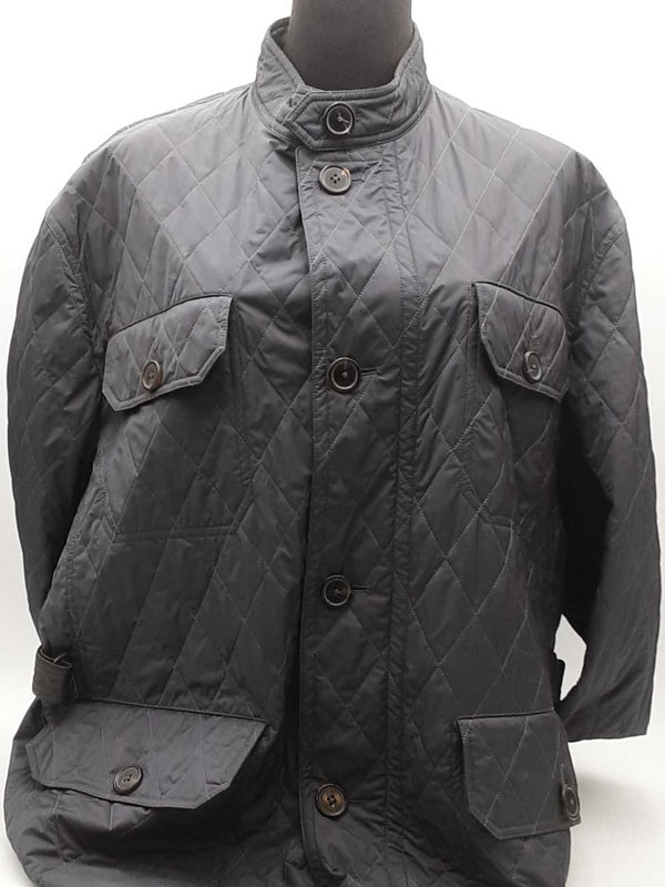 Hermes Quilted Jacket Gray Aa0525lpxzsa