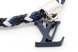 Louis Vuitton Braided Leather Friendship Charm Bracelet Eb0526exsa