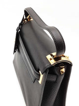 Valentino My Rockstud Black Leather Top Handle Bag Eb0726cxzdu