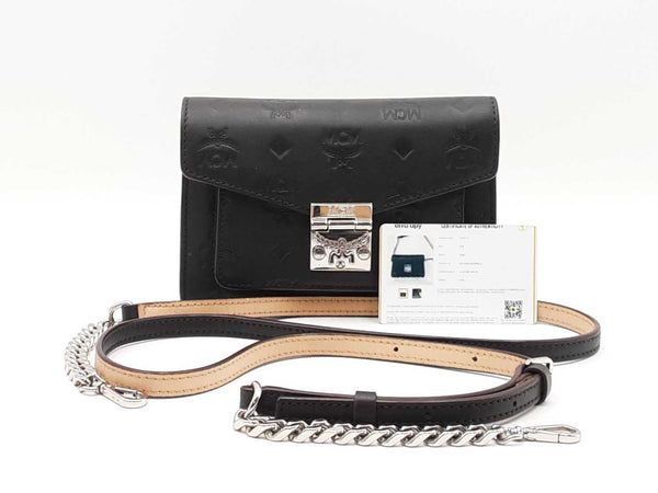 Mcm Patricia Visetos Leather Converible Crossbody & Belt Bag Fw0725lrzdu