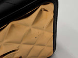 Chanel "Golden Plate" Quilted Lambskin Vanity Case Crossbody Bag Fw0124lexzdu