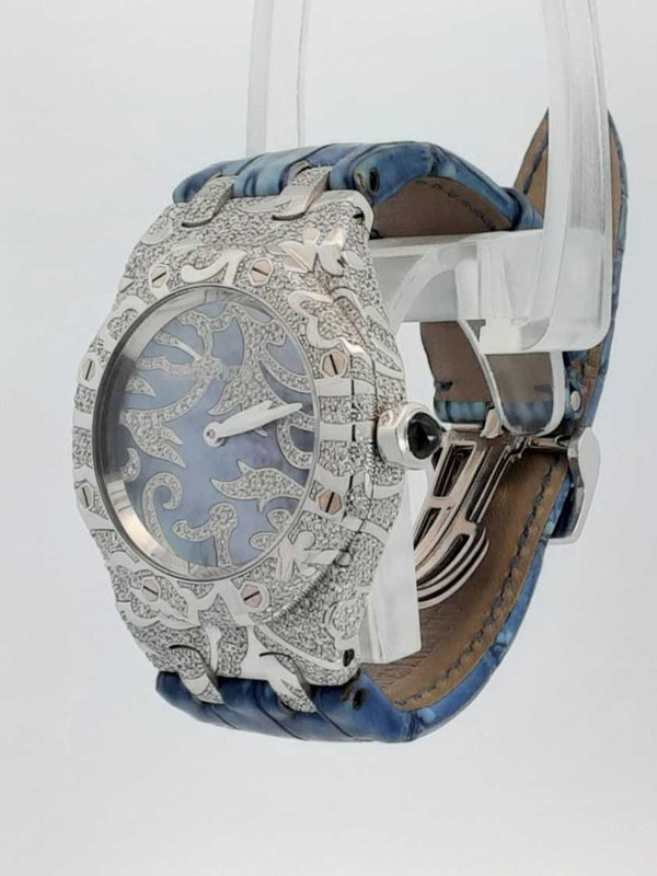 Audemars Piguet Royal Oak 18k White Gold Quartz Diamond Watch Sd0125oerzxsa