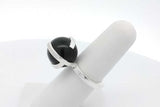 Gucci Onyx Boule 925 Sterling Silver Ring 9 Grams Size 6 Eb0926oxzsa