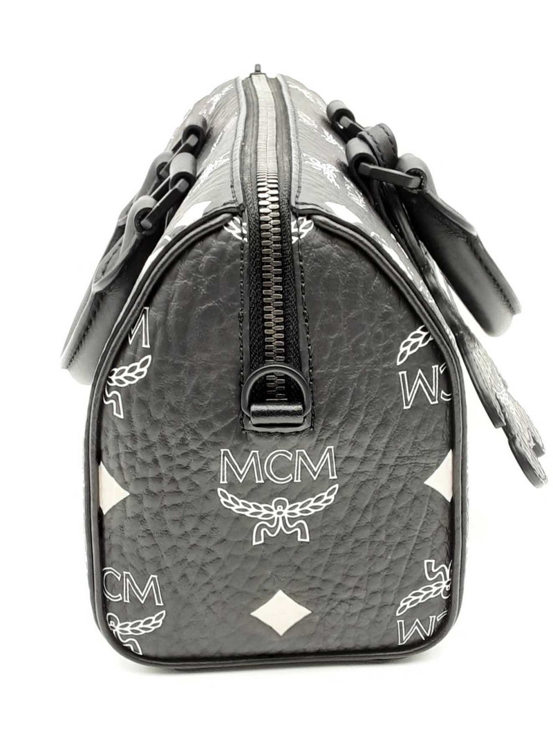 Mcm Aren Boston Bag In Bandana Visetos Eb0824oxzsa