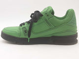 Louis Vuitton Trainer Green Shoes Size 9 Aa0126pzxsa