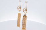18k Yellow Gold Filigree Dangle Earrings 8.2 Grams Eb0526cxzsa