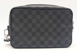 Louis Vuitton Damier Graphite Kasai Pochette Wristlet Clutch Eb0326wcxsa