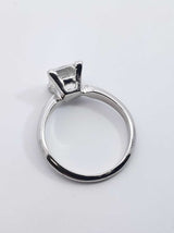 1.54 Ct Diamond & 90% Platinum Solitaire Ring 3.5 Grams Size 4.75 Fw0326ooxzdu