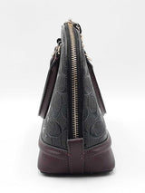 Coach Mini Sierra Dome Satchel In Debossed Signature Leather Fw0926rxdu