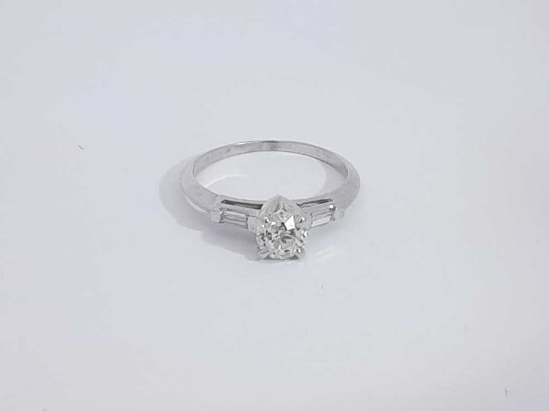 0.48 Cttw Diamond 14k White Gold Ring 2.2 Grams Size 6.5 Aa0825lzxsa