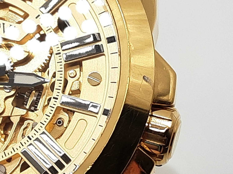 Bulova 97a162 43 Sutton Goldtone Stainless Steel Automatic Watch Do0825lrxde