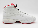Nike Air Jordan 13 Retro "History Of Flight" Sneakers In White & University Red Size 8.5 Fw0526pxdu