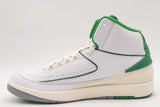 Nike Air Jordan 2 Retro 'Lucky Green' Sneakers Size 12 Dr8884-103 Eb0725wxsa