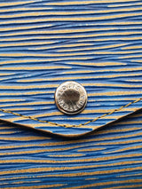 Louis Vuitton Sarah Wallet In "Blue Denim" Epi Leather Fw1026lordu