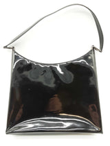 Salvatore Ferragamo Black Patent Leather Shoulder Bag As Is Condition Do0426orde