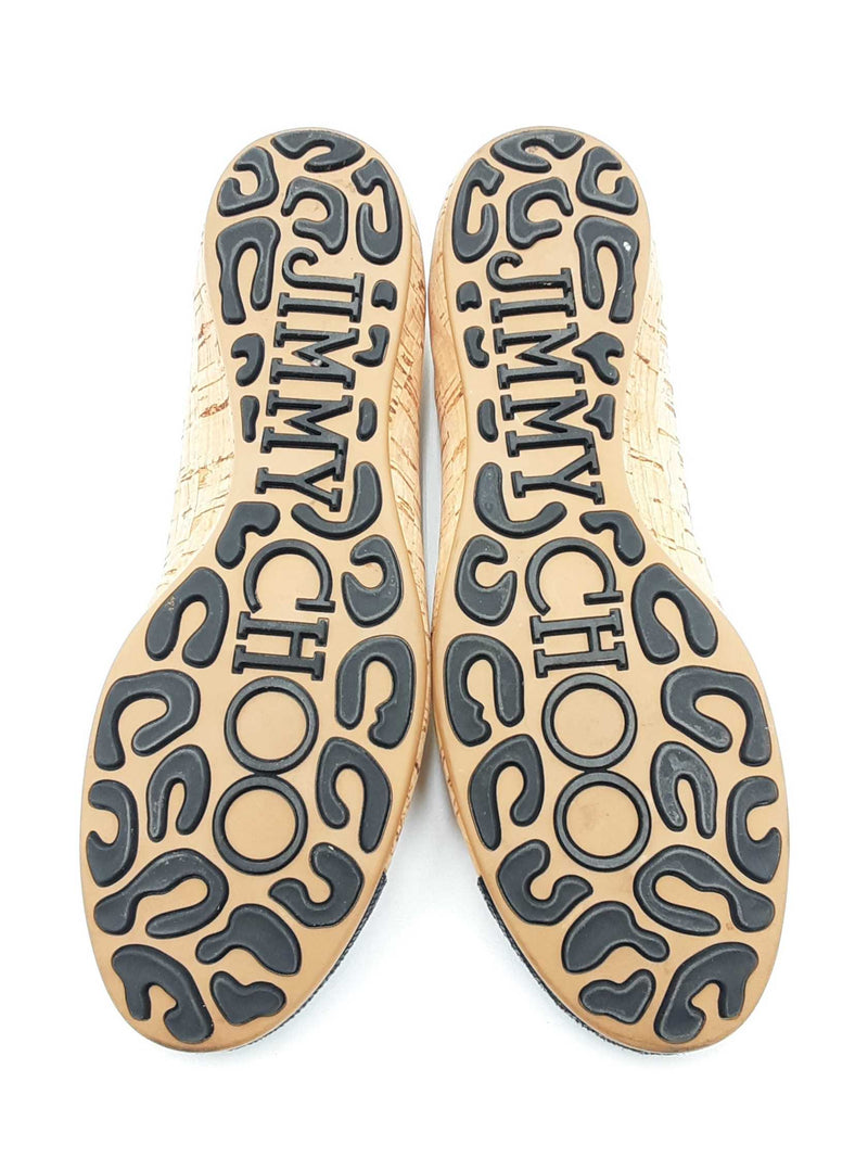 Jimmy Choo Cork Ballerina Flats Size 36.5 Sd0525lzxdu