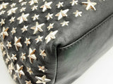 Jimmy Choo Sasha Star-studded Black Leather Tote Bag Fw0225lzxdu