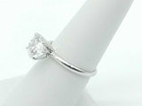 2.0 Dwt Lab Grown Diamond 14k White Gold Ring 2.4 Grams Size 7 Mk1225issmia