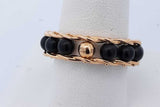 Dolce & Gabbana Sicily Bead Ring 18k Yellow Gold 5.9 Grams Size 7.5 Eb0226sxzde