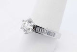 1.4cttw Diamond Ring In 18k White Gold 6 Grams Size 8.5 Eb0526ooxzdu