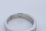 0.6cttw Princess Cut Diamond 14k White Gold Ring 5.2 Grams Size 6.25 Eb0526plrde