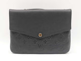 Louis Vuitton Twice Shoulder Bag In Black Monogram Empreinte Leather Fw0426ixzdu