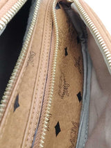Mcm Belt Bag In Visetos Cognac Eb0926lrxsa