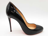 Christian Louboutin Black Patent Leather Heels Size Eu 38 Do0826lrxde