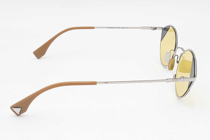 Fendi Yellow Cat Eye Sunglasses Eb0824rxsa