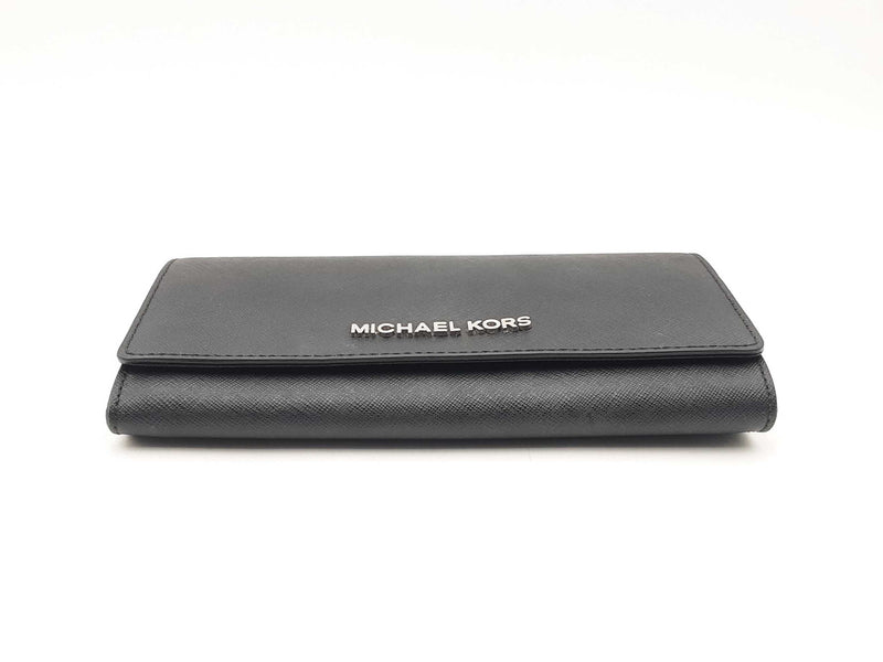 Michael Kors Jet Set Travel Crossgrain Leather Tri-fold Wallet Fw1224wxsa