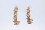 1.26cttw Diamond Drop Stud Earrings In 14k Yellow Gold 5.7 Grams Eb0526prxde