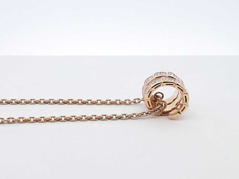 Bvlgari Serpenti Viper Necklace In 18k Gold 12.6 Grams 18 Inch Fw0825orrzdu