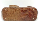 Brahmin Croc-embossed Leather Tote Bag Brown Aa1026pzsa