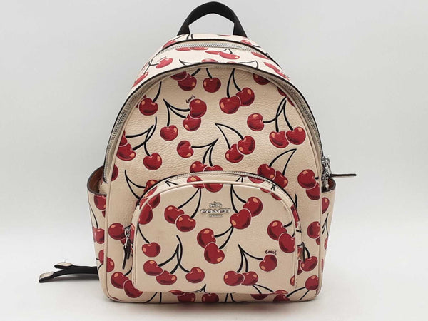 Coach Caa72 Court Backpack Cherry Print Aa0625pzsa