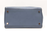 Michael Kors Hamilton Navy Blue Pebbled Leather Satchel Sd0926pzdu