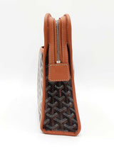 Goyard Jouvence Gm Gold Goyardine Coated Canvas Toiletry Pouch Fw0926ezxdu