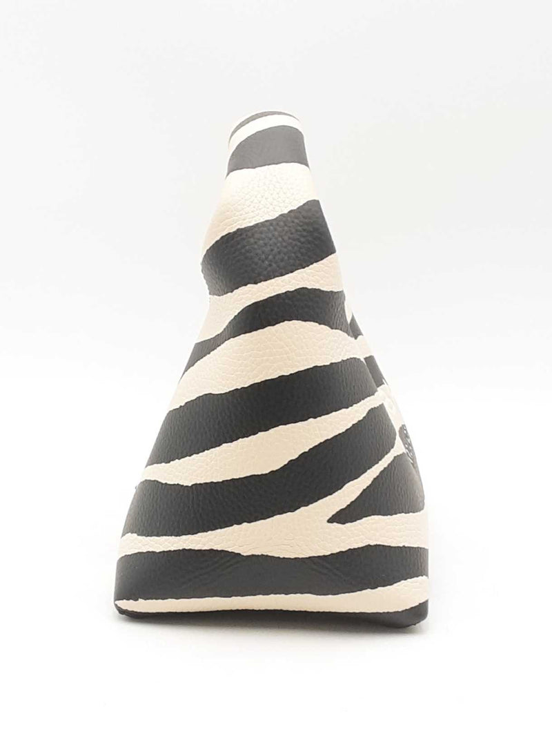 Marc Jacobs The Sack Bag In Zebra Stripe Style Black & White Leather Eb0225lxzsa