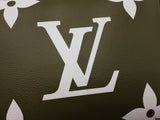 Louis Vuitton Large Kirigami Pochette In Khaki Green Monogram Giant Coated Canvas Fw0726olxdu