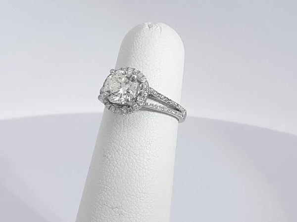 1 Cttw Diamond 14k White Gold Ring 2.8 Grams Size 4 Aa0525lerzsa