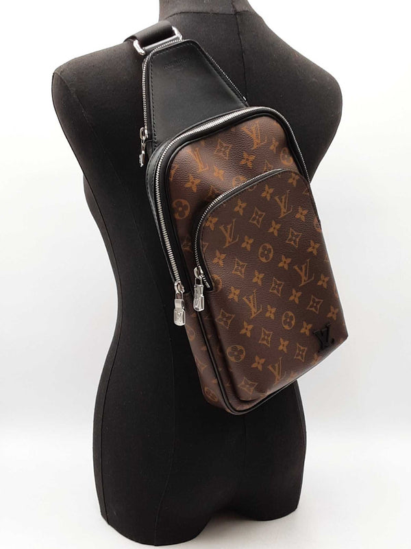 Louis Vuitton Avenue Sling Bag In Monogram Macassar Coated Canvas Fw1125irzdu