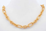 24k Yellow Gold Link Chain Necklace 57.3 Grams 25.5 Inch Eb0526cxxzde