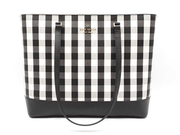 Kate Spade New York Perfect Tote In Jazzy Gingham Textured Pvc Fw0425wzsa