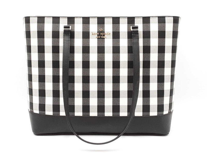 Kate Spade New York Perfect Tote In Jazzy Gingham Textured Pvc Fw0425wzsa