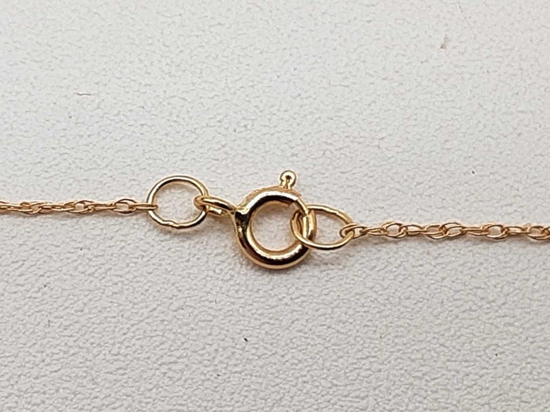 0.95 Cttw Lab Grown Diamonds 14k Yellow Gold 1.8g Cross Chain 18 In Do0525wwode