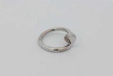 Cartier Juste Un Clou 18k White Gold Ring With Diamonds 8g Size 54 Eb1026oxxzsa